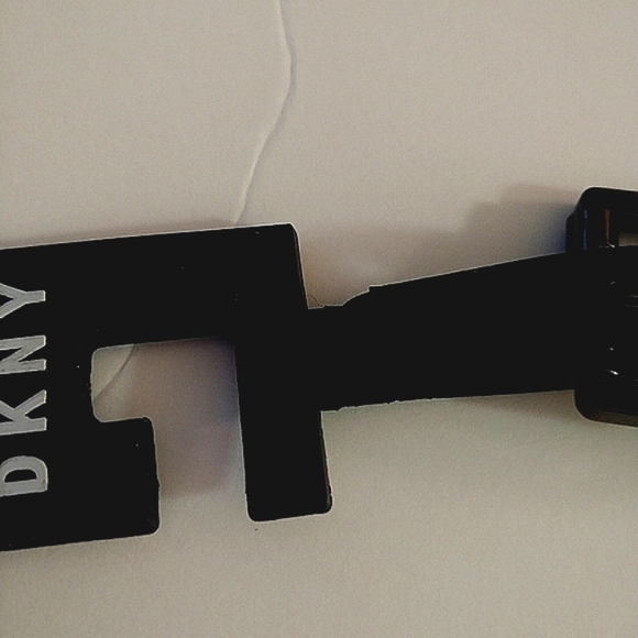 DKNY Pebble Faux Leather Studded Pant Belt - Picture 3 of 3